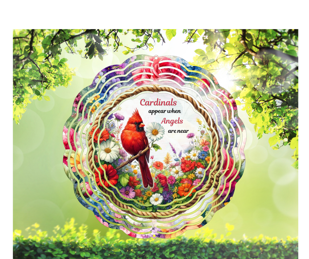 Cardinal Wind Spinner