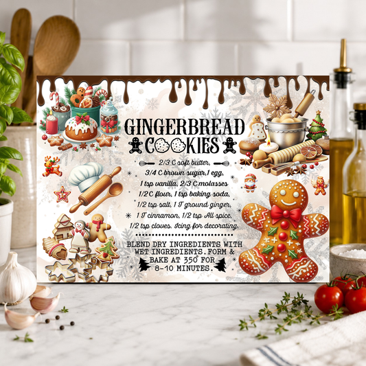 Gingerbread Cookies Cutting Board