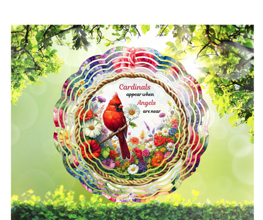 Cardinal Wind Spinner